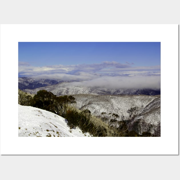 Cloud on the mountainside Wall Art by jwwallace